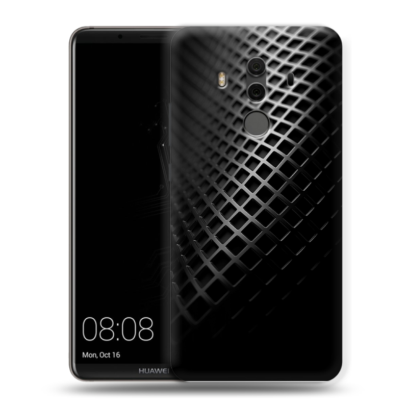 Пластиковый чехол на Huawei Mate 10 Pro с принтом Текстура металла Пластиковый чехол на Huawei Mate 10 Pro с принтом Текстура металла