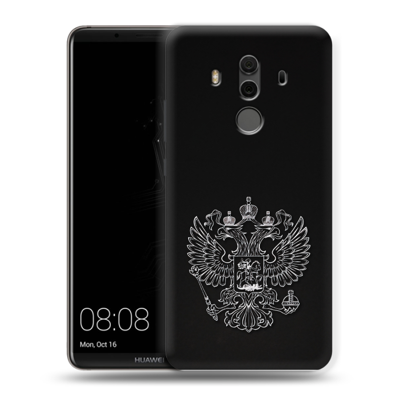 Пластиковый чехол на Huawei Mate 10 Pro с принтом Герб России Пластиковый чехол на Huawei Mate 10 Pro с принтом Герб России