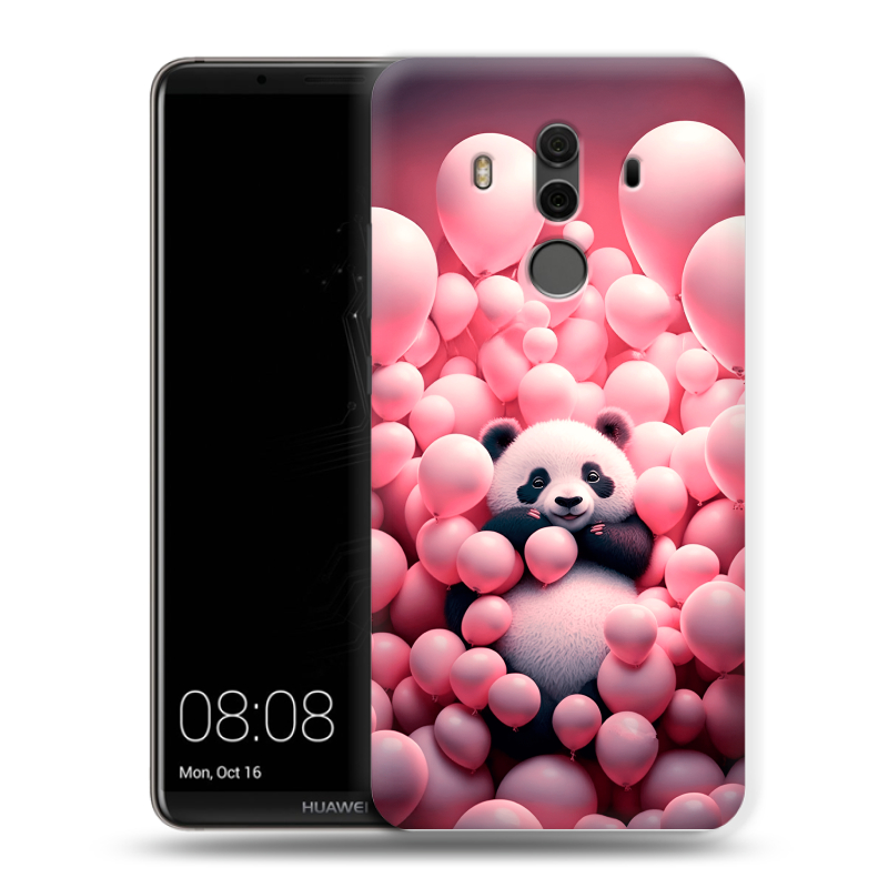 Силиконовый чехол на Huawei Mate 10 Pro с принтом Панда Силиконовый чехол на Huawei Mate 10 Pro с принтом Панда