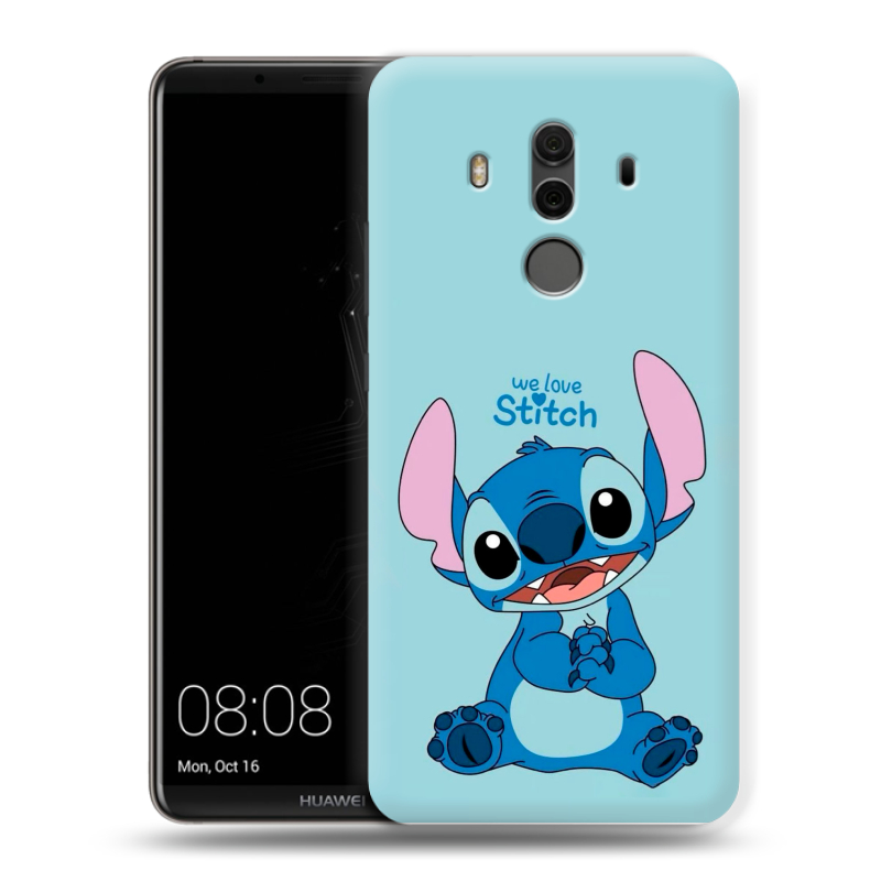 Пластиковый чехол на Huawei Mate 10 Pro с принтом Лило и Стич Пластиковый чехол на Huawei Mate 10 Pro с принтом Лило и Стич