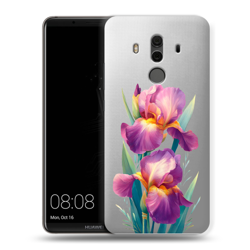 Пластиковый чехол на Huawei Mate 10 Pro с принтом Цветы орхидеи Пластиковый чехол на Huawei Mate 10 Pro с принтом Цветы орхидеи