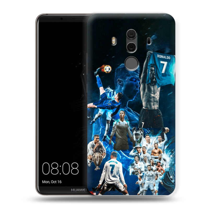 Силиконовый чехол на Huawei Mate 10 Pro с принтом Реал Роналдо Силиконовый чехол на Huawei Mate 10 Pro с принтом Реал Роналдо