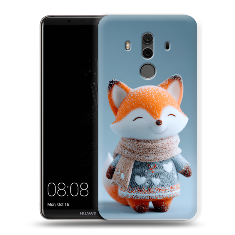 Силиконовый чехол на Huawei Mate 10 Pro с принтом Лиса Силиконовый чехол на Huawei Mate 10 Pro с принтом Лиса