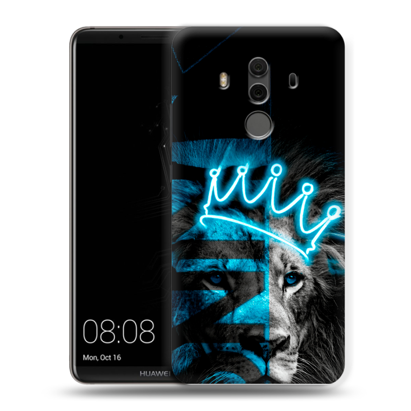 Силиконовый чехол на Huawei Mate 10 Pro с принтом Король лев Силиконовый чехол на Huawei Mate 10 Pro с принтом Король лев