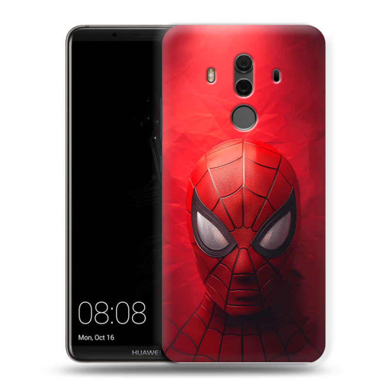 Силиконовый чехол на Huawei Mate 10 Pro с принтом Spiderman Человек паук Силиконовый чехол на Huawei Mate 10 Pro с принтом Spiderman Человек паук