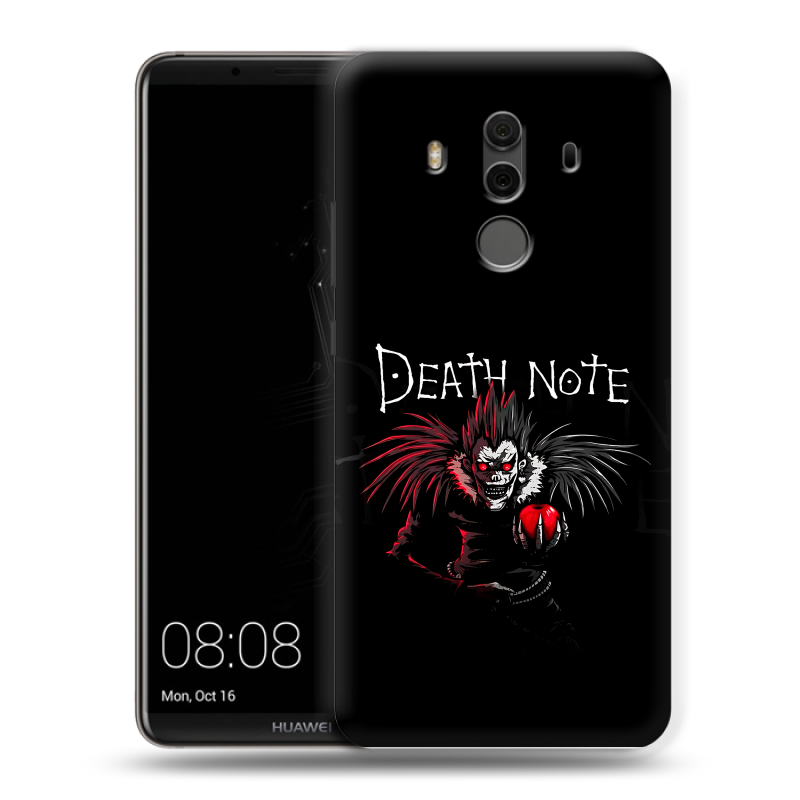 Силиконовый чехол на Huawei Mate 10 Pro с принтом Death note Тетрадь смерти Силиконовый чехол на Huawei Mate 10 Pro с принтом Death note Тетрадь смерти