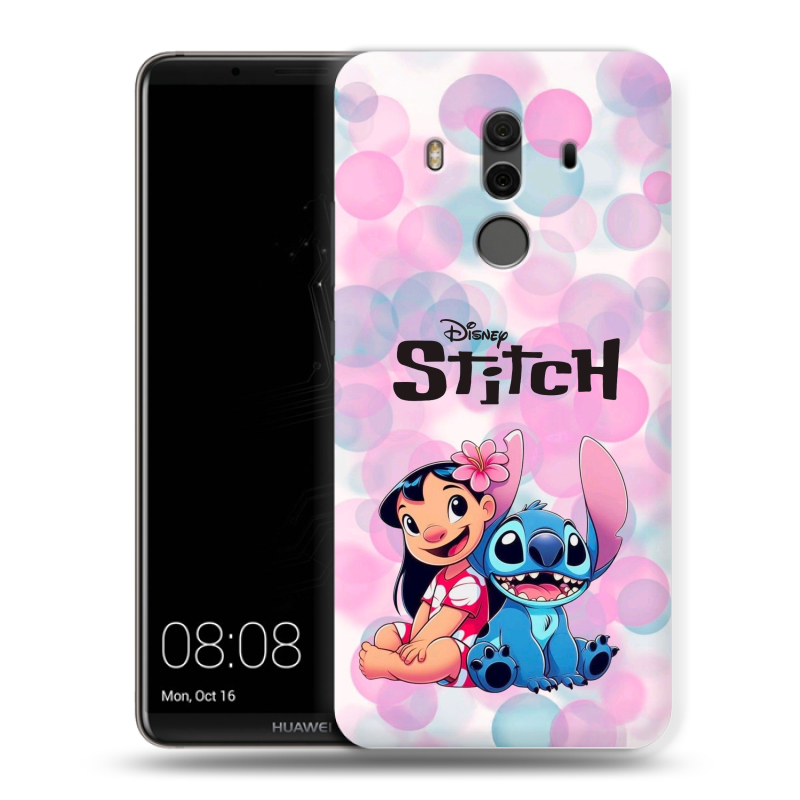 Пластиковый чехол на Huawei Mate 10 Pro с принтом Лило и Стич Пластиковый чехол на Huawei Mate 10 Pro с принтом Лило и Стич