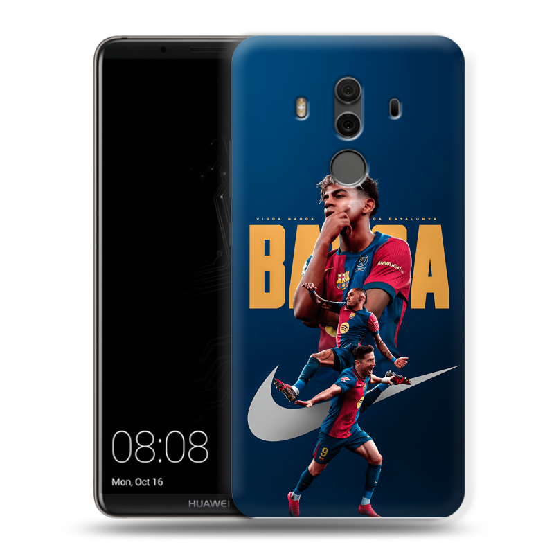 Пластиковый чехол на Huawei Mate 10 Pro с принтом Барселона Barca Yamal Пластиковый чехол на Huawei Mate 10 Pro с принтом Барселона Barca Yamal