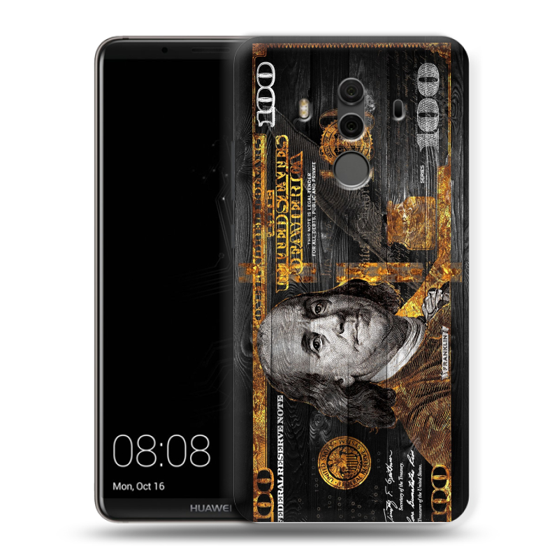 Пластиковый чехол на Huawei Mate 10 Pro с принтом Доллар деньги Пластиковый чехол на Huawei Mate 10 Pro с принтом Доллар деньги