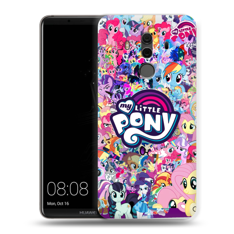 Пластиковый чехол на Huawei Mate 10 Pro с принтом My little pony Дружба чудо Пластиковый чехол на Huawei Mate 10 Pro с принтом My little pony Дружба чудо