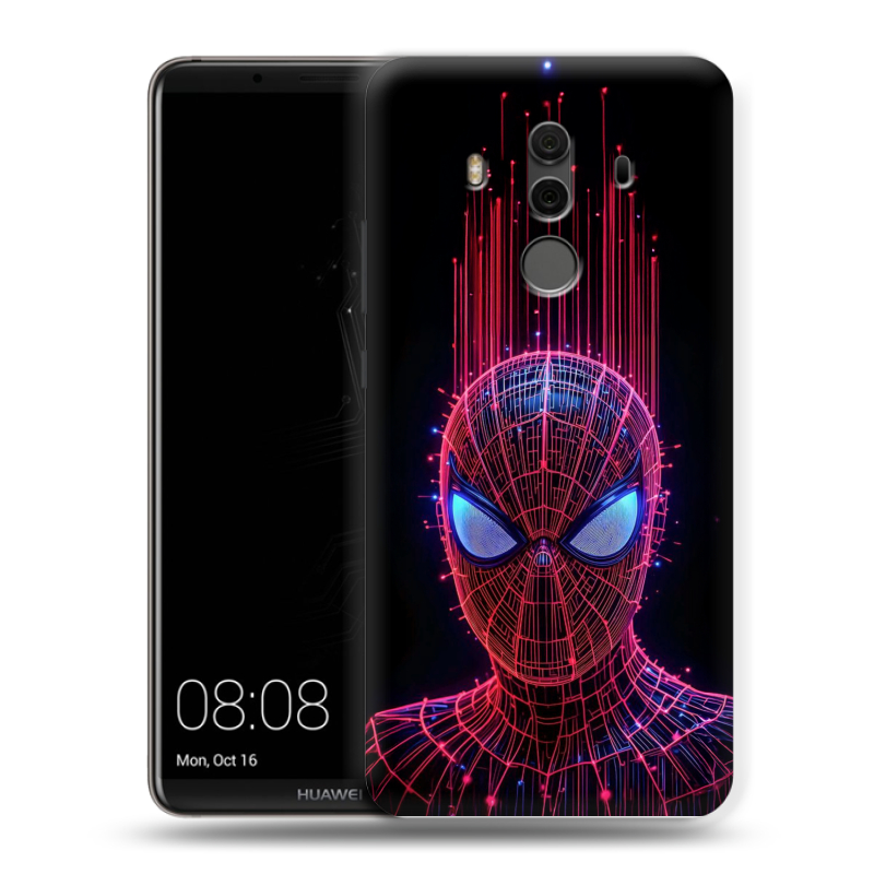 Пластиковый чехол на Huawei Mate 10 Pro с принтом Spiderman Человек паук Пластиковый чехол на Huawei Mate 10 Pro с принтом Spiderman Человек паук