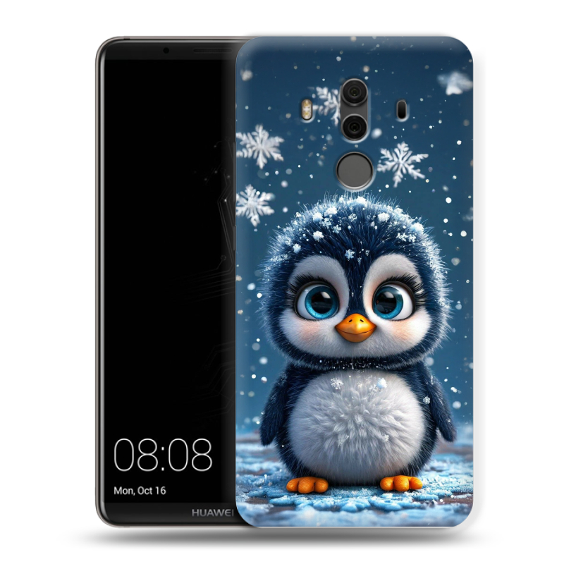 Пластиковый чехол на Huawei Mate 10 Pro с принтом Новый год Пластиковый чехол на Huawei Mate 10 Pro с принтом Новый год