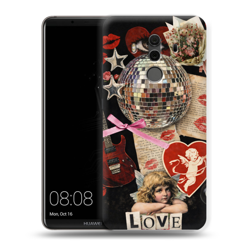 Пластиковый чехол на Huawei Mate 10 Pro с принтом для девочек Пластиковый чехол на Huawei Mate 10 Pro с принтом для девочек