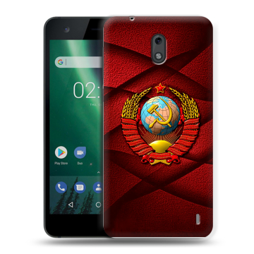 Силиконовый чехол на Nokia 2 с принтом Герб СССР Силиконовый чехол на Nokia 2 с принтом Герб СССР