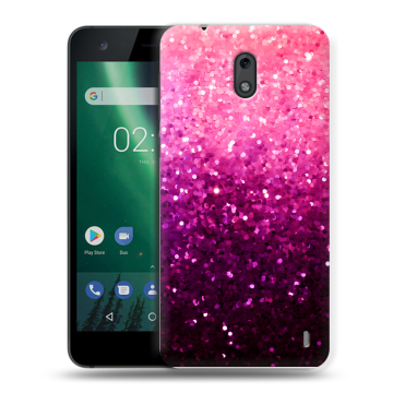 Силиконовый чехол на Nokia 2 с принтом Блестки Силиконовый чехол на Nokia 2 с принтом Блестки
