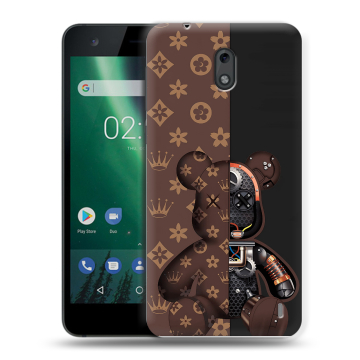 Силиконовый чехол на Nokia 2 с принтом Луи робот Силиконовый чехол на Nokia 2 с принтом Луи робот