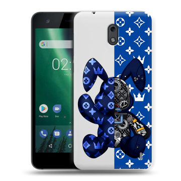 Силиконовый чехол на Nokia 2 с принтом Луи робот