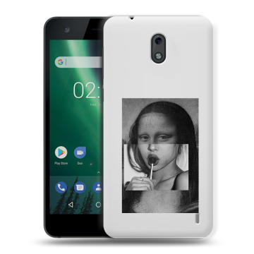 Силиконовый чехол на Nokia 2 с принтом Мона Лиза