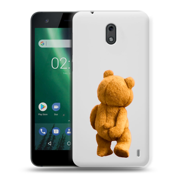 Силиконовый чехол на Nokia 2 с принтом Медведь Силиконовый чехол на Nokia 2 с принтом Медведь
