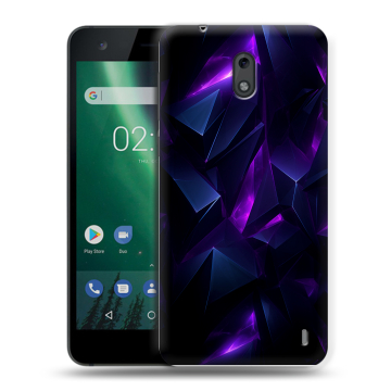 Силиконовый чехол на Nokia 2 с принтом Абстракиция