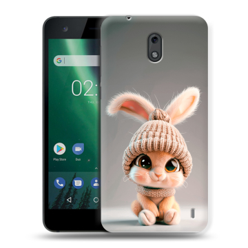 Силиконовый чехол на Nokia 2 с принтом Кролик Силиконовый чехол на Nokia 2 с принтом Кролик