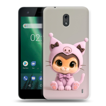 Силиконовый чехол на Nokia 2 с принтом Куроми Kuromi Силиконовый чехол на Nokia 2 с принтом Куроми Kuromi