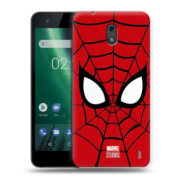 Силиконовый чехол на Nokia 2 с принтом человек паук spiderman Силиконовый чехол на Nokia 2 с принтом человек паук spiderman