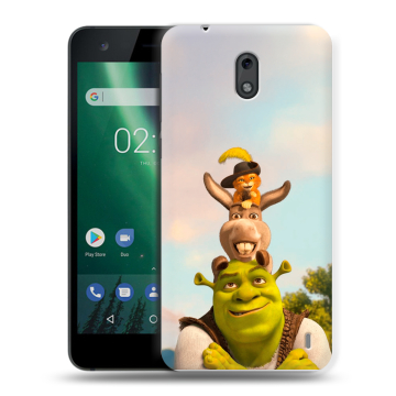 Силиконовый чехол на Nokia 2 с принтом Шрек Shrek Силиконовый чехол на Nokia 2 с принтом Шрек Shrek