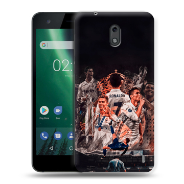 Силиконовый чехол на Nokia 2 с принтом Реал Роналдо Real Ronaldo