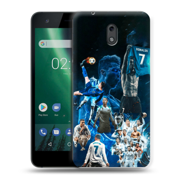 Силиконовый чехол на Nokia 2 с принтом Реал Роналдо Силиконовый чехол на Nokia 2 с принтом Реал Роналдо