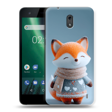 Силиконовый чехол на Nokia 2 с принтом Лиса Силиконовый чехол на Nokia 2 с принтом Лиса