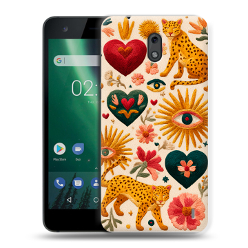 Силиконовый чехол на Nokia 2 с принтом Модный принт Силиконовый чехол на Nokia 2 с принтом Модный принт