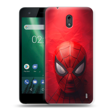 Силиконовый чехол на Nokia 2 с принтом Spiderman Человек паук