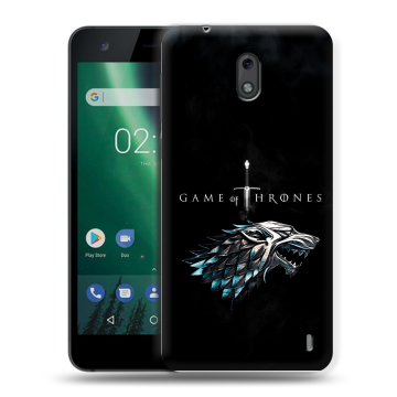 Силиконовый чехол на Nokia 2 с принтом Игра Престолов Game Thrones