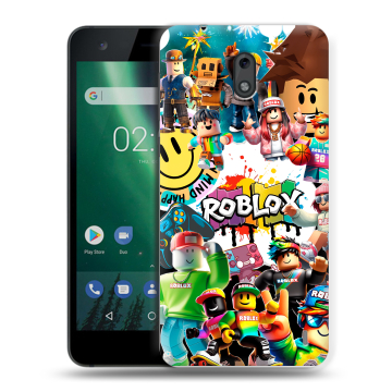 Силиконовый чехол на Nokia 2 с принтом Roblox Роблокс Силиконовый чехол на Nokia 2 с принтом Roblox Роблокс
