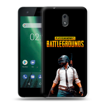 Силиконовый чехол на Nokia 2 с принтом PUGB ПАГБ Силиконовый чехол на Nokia 2 с принтом PUGB ПАГБ
