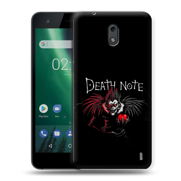Силиконовый чехол на Nokia 2 с принтом Death note Тетрадь смерти Силиконовый чехол на Nokia 2 с принтом Death note Тетрадь смерти