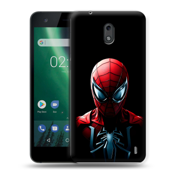 Силиконовый чехол на Nokia 2 с принтом Spiderman Человек паук