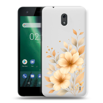 Силиконовый чехол на Nokia 2 с принтом для девушки