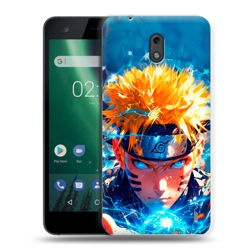 Силиконовый чехол на Nokia 2 с принтом Аниме Наруто Naruto
