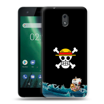 Силиконовый чехол на Nokia 2 с принтом One Piece Ван Пис Силиконовый чехол на Nokia 2 с принтом One Piece Ван Пис