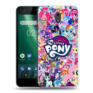 Силиконовый чехол на Nokia 2 с принтом My little pony Дружба чудо Силиконовый чехол на Nokia 2 с принтом My little pony Дружба чудо