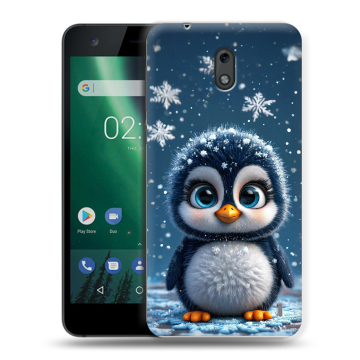 Силиконовый чехол на Nokia 2 с принтом Новый год
