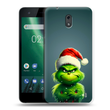 Силиконовый чехол на Nokia 2 с принтом Новый год Силиконовый чехол на Nokia 2 с принтом Новый год