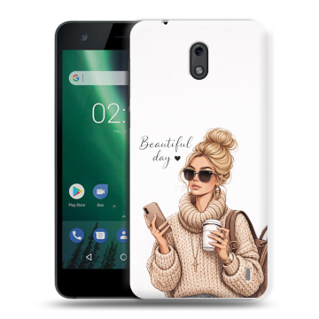 Силиконовый чехол на Nokia 2 с принтом женский Силиконовый чехол на Nokia 2 с принтом женский