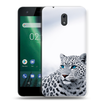 Силиконовый чехол на Nokia 2 с принтом женский