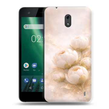 Силиконовый чехол на Nokia 2 с принтом женский