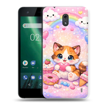 Силиконовый чехол на Nokia 2 с принтом для девочек Силиконовый чехол на Nokia 2 с принтом для девочек