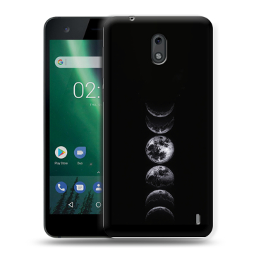 Силиконовый чехол на Nokia 2 с принтом женский