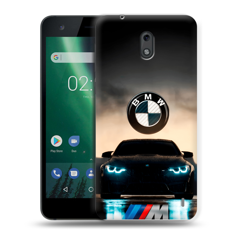 Силиконовый чехол на Nokia 2 с принтом БМВ BMW Силиконовый чехол на Nokia 2 с принтом БМВ BMW